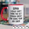 I'm Not Joking - Coworker Personalized Custom Accent Mug - Gift For Coworkers, Work Friends, Colleagues