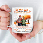 Our Love Story Is My Favorite Chapter - Couple Personalized Custom Mug - Gift For Husband Wife, Anniversary