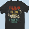 With Dad, Every Fishing Trip Is A Big Adventure - Family Personalized Custom Unisex T-shirt, Premium T-shirt, Hoodie - Gift For Dad, Fishing Lovers, Fishermen