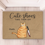 Cats Are The True Rulers Of The Household - Cat Personalized Custom Home Decor Decorative Mat - House Warming Gift For Pet Owners, Pet Lovers