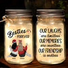 We Will Be Friends Until We're Old And Senile
 - Bestie Personalized Custom Mason Jar Light - Christmas Gift For Best Friends, BFF, Sisters