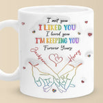 Love Knows No Gender - Couple Personalized Custom 3D Inflated Effect Printed Mug - Gift For Husband Wife, Anniversary, LGBTQ+