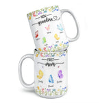 Like Butterflies, Their Love Transcends Generations - Family Personalized Custom 3D Inflated Effect Printed Mug - Gift For Mom, Grandma