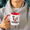 Custom Photo We're The Perfect Match - Couple Personalized Custom Accent Mug - Gift For Husband Wife, Anniversary