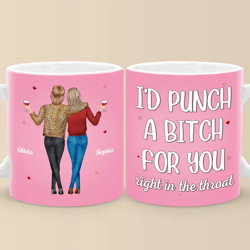 Partners In Crime For Life - Bestie Personalized Custom Mug - Gift For Best Friends, BFF, Sisters