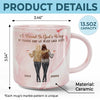 Laughter Is Louder With You - Bestie Personalized Custom Marble Mug - Gift For Best Friends, BFF, Sisters