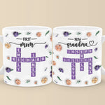 Through Generations, Love Is The Thread That Binds Us - Family Personalized Custom 3D Inflated Effect Printed Mug - Gift For Mom, Grandma
