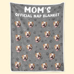 Custom Photo Official Nap Blanket - Dog & Cat Personalized Custom Blanket - Gift For Pet Owners, Pet Lovers
