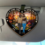 It Takes A Long Time To Grow An Old Friend - Bestie Personalized Custom Car Visor Clip - Gift For Best Friends, BFF, Sisters