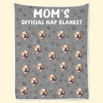 Custom Photo Official Nap Blanket - Dog & Cat Personalized Custom Blanket - Gift For Pet Owners, Pet Lovers