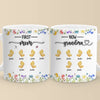 Like Butterflies, Their Love Transcends Generations - Family Personalized Custom 3D Inflated Effect Printed Mug - Gift For Mom, Grandma