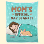 Eat, Sleep, Cuddle, Repeat - Dog & Cat Personalized Custom Blanket - Gift For Pet Owners, Pet Lovers