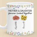 You’re The Sunshine That Helps Me Bloom - Family Personalized Custom Mug - Gift For Mom, Daughter