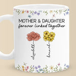 You’re The Sunshine That Helps Me Bloom - Family Personalized Custom Mug - Gift For Mom, Daughter