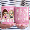 Forever Grateful For Your Friendship - Bestie Personalized Custom Mug - Gift For Best Friends, BFF, Sisters