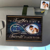 Custom Photo From The First Moment To Forever, I’m Yours	- Couple Personalized Custom Car Visor Clip - Gift For Husband Wife, Anniversary