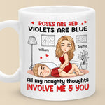 You’ll Never Walk Alone, I’m With You - Couple Personalized Custom Mug - Gift For Husband Wife, Anniversary