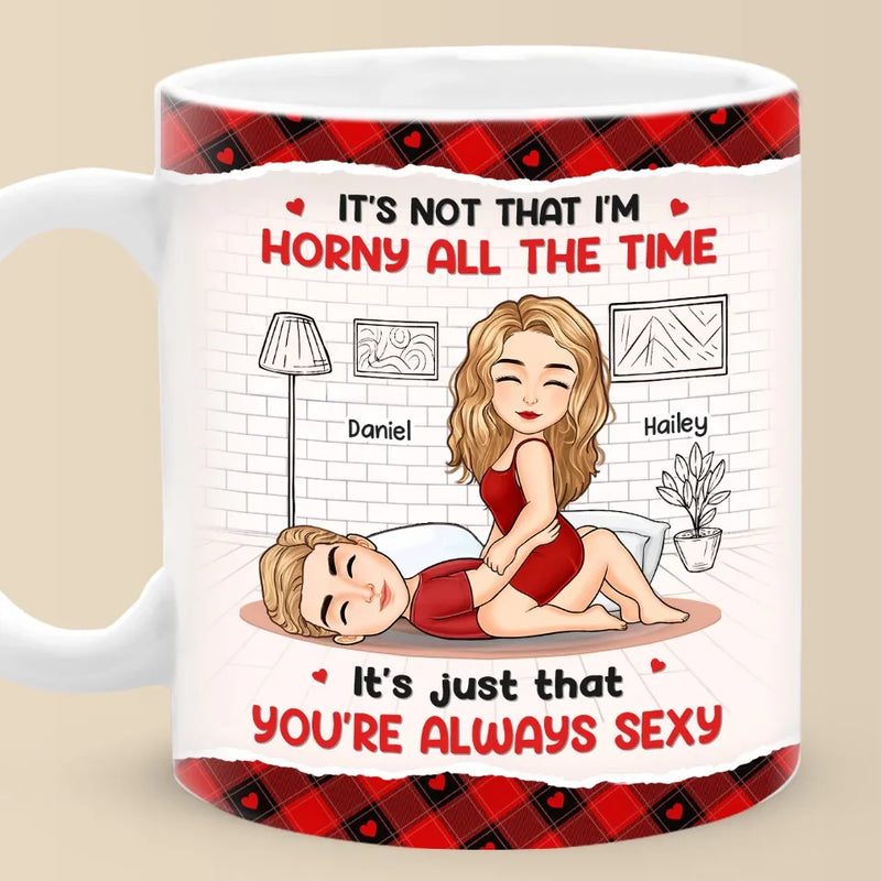 I’m Here For You - Couple Personalized Custom Mug - Gift For Husband Wife, Anniversary