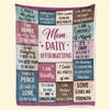I Am My Child’s Safe Place - Affirmation Personalized Custom Blanket - Gift For Mom, Yourself