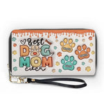 I'm The Best Fur Mom - Dog & Cat Personalized Custom 3D Inflated Effect Printed Leather Long Wallet -  Gift For Pet Owners, Pet Lovers
