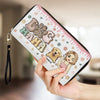 Unconditional Love Comes With Four Paws - Dog & Cat Personalized Custom 3D Inflated Effect Printed Leather Long Wallet -  Gift For Pet Owners, Pet Lovers