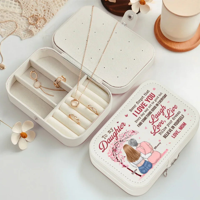 Find Something Good In Everyday - Family Personalized Custom Jewelry Case - Gift For Mom, Grandma