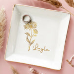 Love Is Beautiful, Friendship Is Better - Bestie Personalized Custom Jewelry Dish - Gift For Best Friends, BFF, Sisters