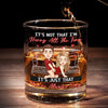 It’s Your Charm That Takes Over My Mind - Couple Personalized Custom Whiskey Glass - Gift For Husband Wife, Anniversary