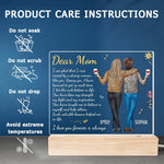 I Love You Forever And Always - Family Personalized Custom Shaped 3D LED Light - Gift For Mom, Daughter