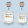 Your Affection Binds Us As One - Family Personalized Custom 3D Inflated Effect Printed Mug - Gift For Mom, Grandma