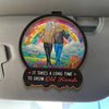 Grow An Old Friend - Bestie Personalized Custom Car Visor Clip - Gift For Best Friends, BFF, Sisters