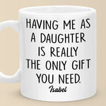 Being My Parent Is The Ultimate Blessing - Family Personalized Custom Mug - Gift for Mom, Dad