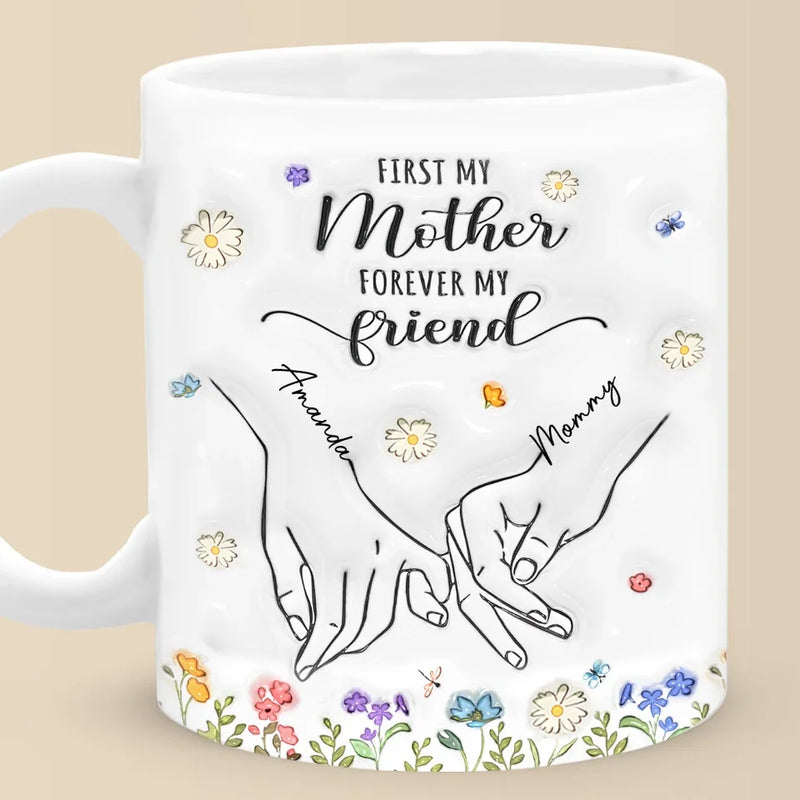 A Mother And Daughter’s Bond Is One Of The Strongest Connections In The World - Family Personalized Custom 3D Inflated Effect Printed Mug - Gift For Mom, Daughter