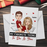 You're My Favorite - Printable Digital File, Digital PNG Download - Couple Personalized Vertical File - Gift For Husband Wife, Anniversary