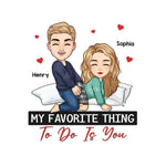 You're My Favorite - Printable Digital File, Digital PNG Download - Couple Personalized Vertical File - Gift For Husband Wife, Anniversary