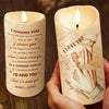 I Love You In Every Universe - Couple Personalized Custom LED Candle - Christmas Gift For Husband Wife, Anniversary