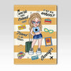Travel Is The Therapy I Need To Reset - Travel Personalized Custom Passport Cover, Passport Holder - Holiday Vacation Gift, Gift For Adventure Travel Lovers