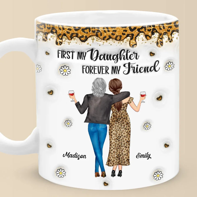 Like Mother, Like Daughter - Family Personalized Custom 3D Inflated Effect Printed Mug - Gift For Mom, Daughter