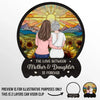 She’s My Sunshine And My Strength - Family Personalized Custom Car Visor Clip - Gift For Mom, Daughter