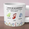 Sisters Are Like Butterflies - Bestie Personalized Custom 3D Inflated Effect Printed Chunky Mug - Gift For Best Friends, BFF, Sisters