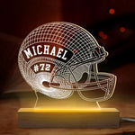 Play With Heart, Win With Pride - Personalized Custom Shaped 3D LED Light - Gift For Sport Lovers, Sport Players