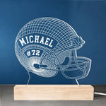 Play With Heart, Win With Pride - Personalized Custom Shaped 3D LED Light - Gift For Sport Lovers, Sport Players