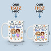 Friends By Chance, Besties By Choice - Bestie Personalized Custom 3D Inflated Effect Printed Mug - Gift For Best Friends, BFF, Sisters