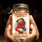 You Are The Best Thing That Ever Happened To Me - Couple Personalized Custom Mason Jar Light - Gift For Couple, Husband Wife, Anniversary