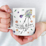 Grandma’s Hands Are The Safest Place To Be - Family Personalized Custom 3D Inflated Effect Printed Mug - Gift For Mom, Grandma