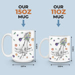 Grandma’s Hands Are The Safest Place To Be - Family Personalized Custom 3D Inflated Effect Printed Mug - Gift For Mom, Grandma