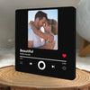 Custom Photo Better Together - Couple Personalized Custom Music Fridge Magnet That Can Play Songs - Gift For Husband Wife, Anniversary