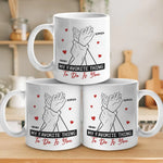 My Perfect Day Starts And Ends With You - Couple Personalized Custom Mug - Gift For Husband Wife, Anniversary
