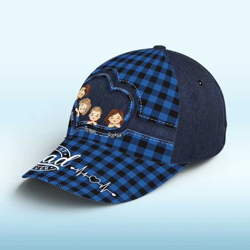 You Are The World - Family Personalized Custom Hat, All Over Print Classic Cap - Gift For Dad, Grandpa, Pet Owners, Pet Lovers