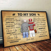 Football First, Everything Else Later - Family Personalized Custom Horizontal Poster - Gift For Family Members, Sport Lovers, Sport Players